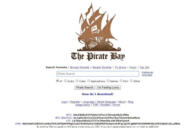 Estos son los 5 mejores sitios de torrents que aún funcionan en 2019