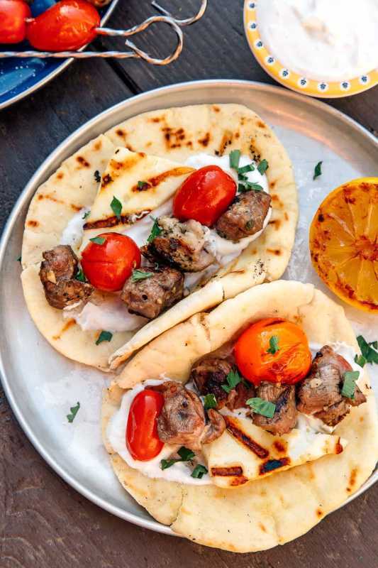Grillatut Gyro Kabobit
