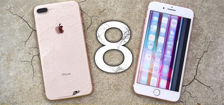 Стъкленият гръб на iPhone 8 е скъп за ремонт